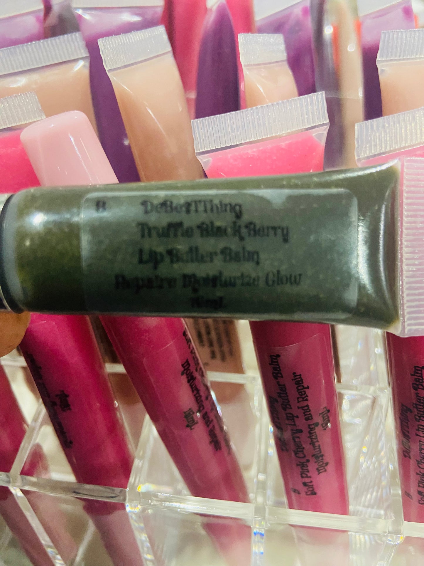 Truffle Blackberry Lip Butter Balm. Organic 15mL