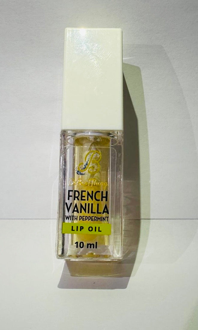 Lip Oil Aloe Vera with French Vanilla and Peppermint