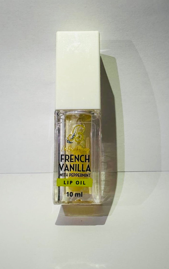 Lip Oil Aloe Vera with French Vanilla and Peppermint