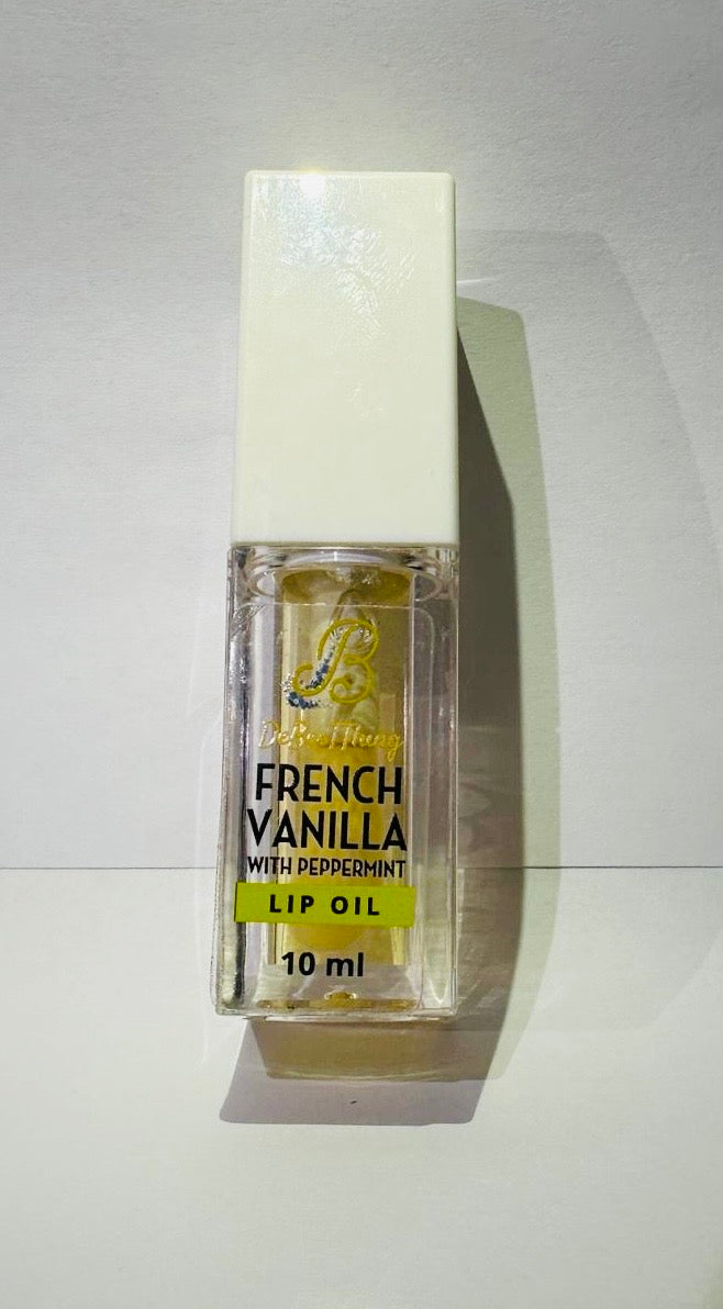 Lip Oil Aloe Vera with French Vanilla and Peppermint