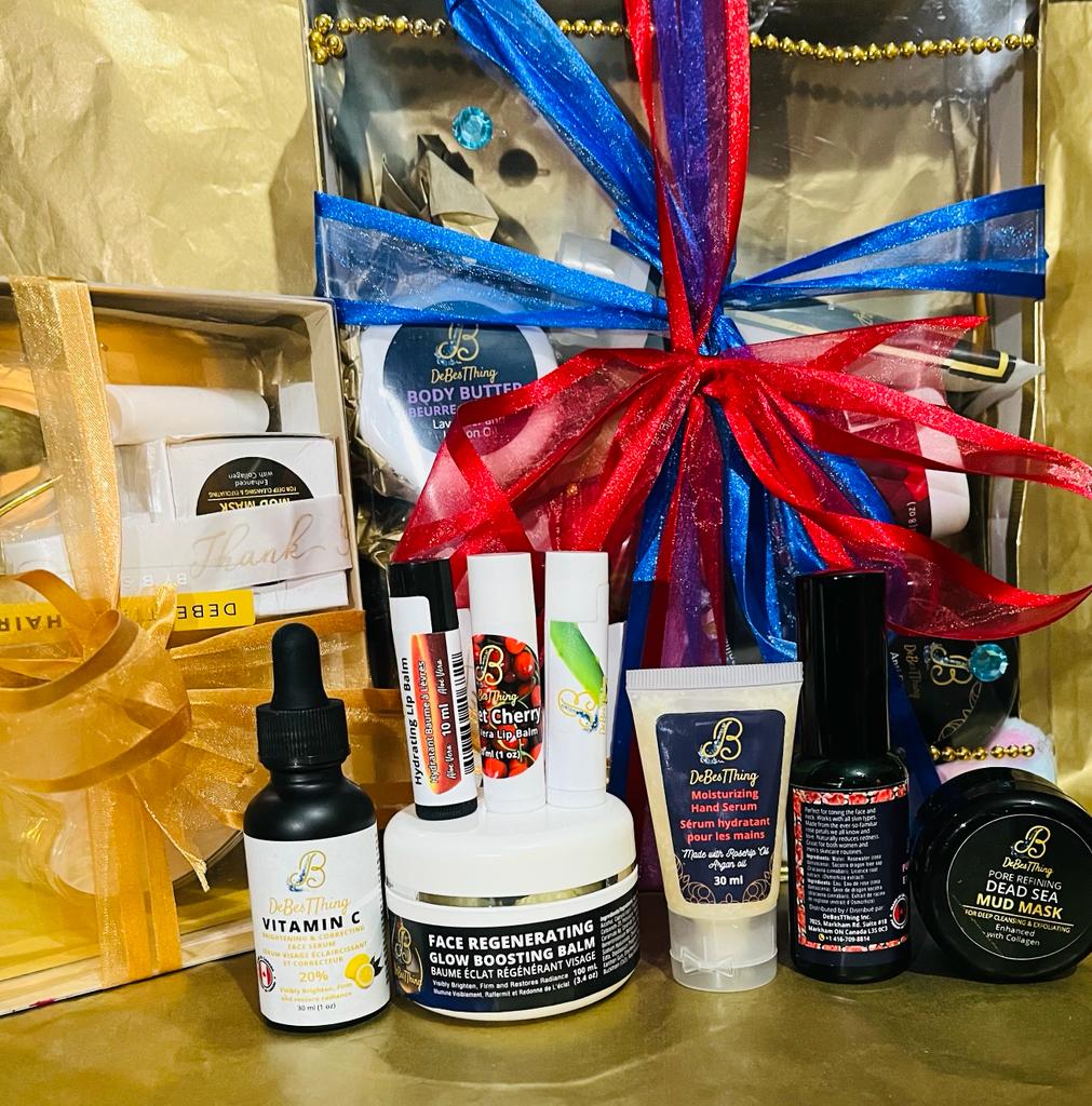 Holiday Hampers worth $220 are now $109 our limited edition while supplies last(Skincare) Sold Out.