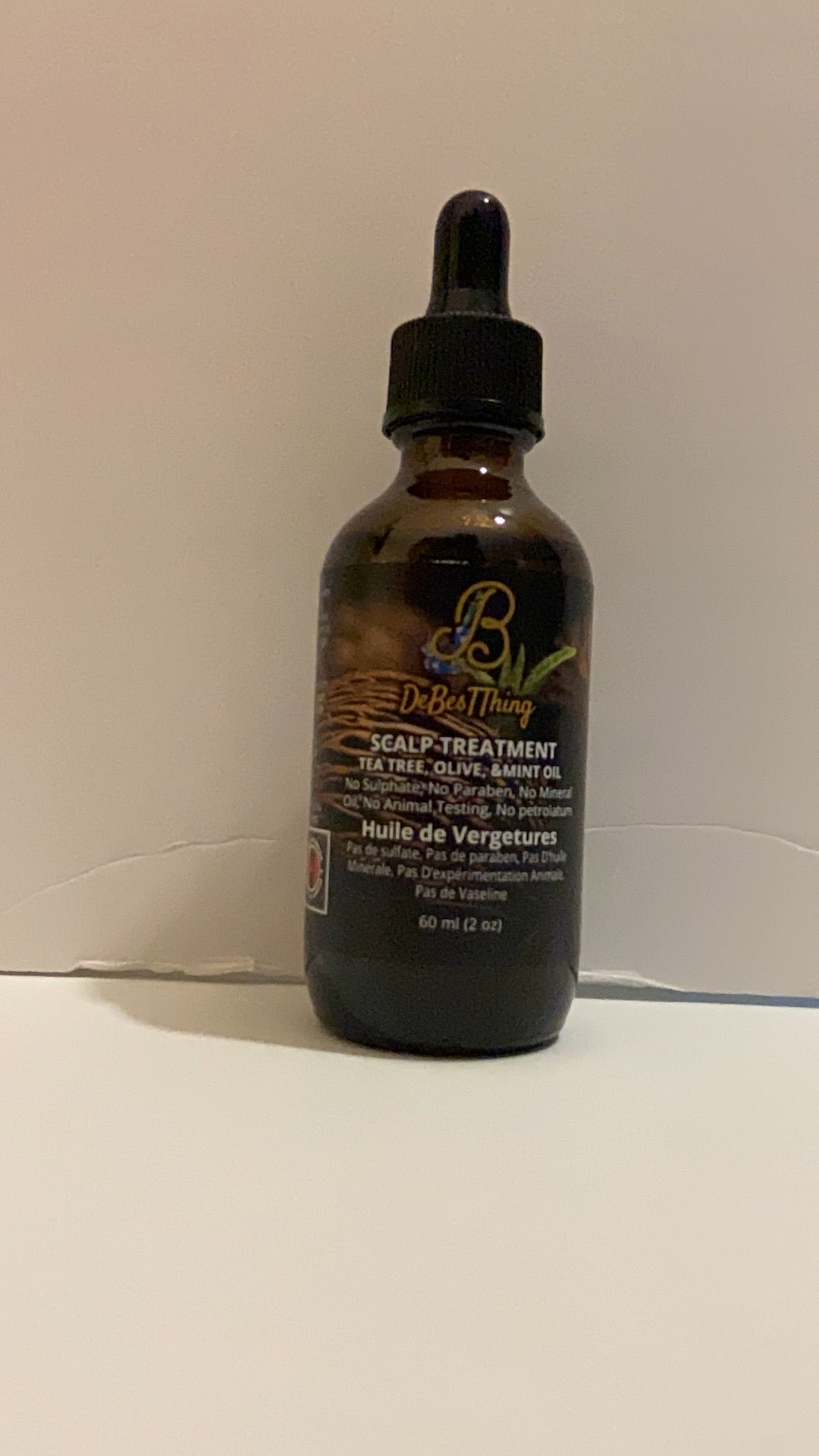 Scalp Treatment with Rosemary Oil and Argan Oil