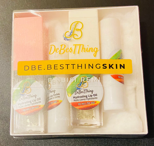 Aloe Vera Icey Peppermint Lip Oil and Lip Balm Natural