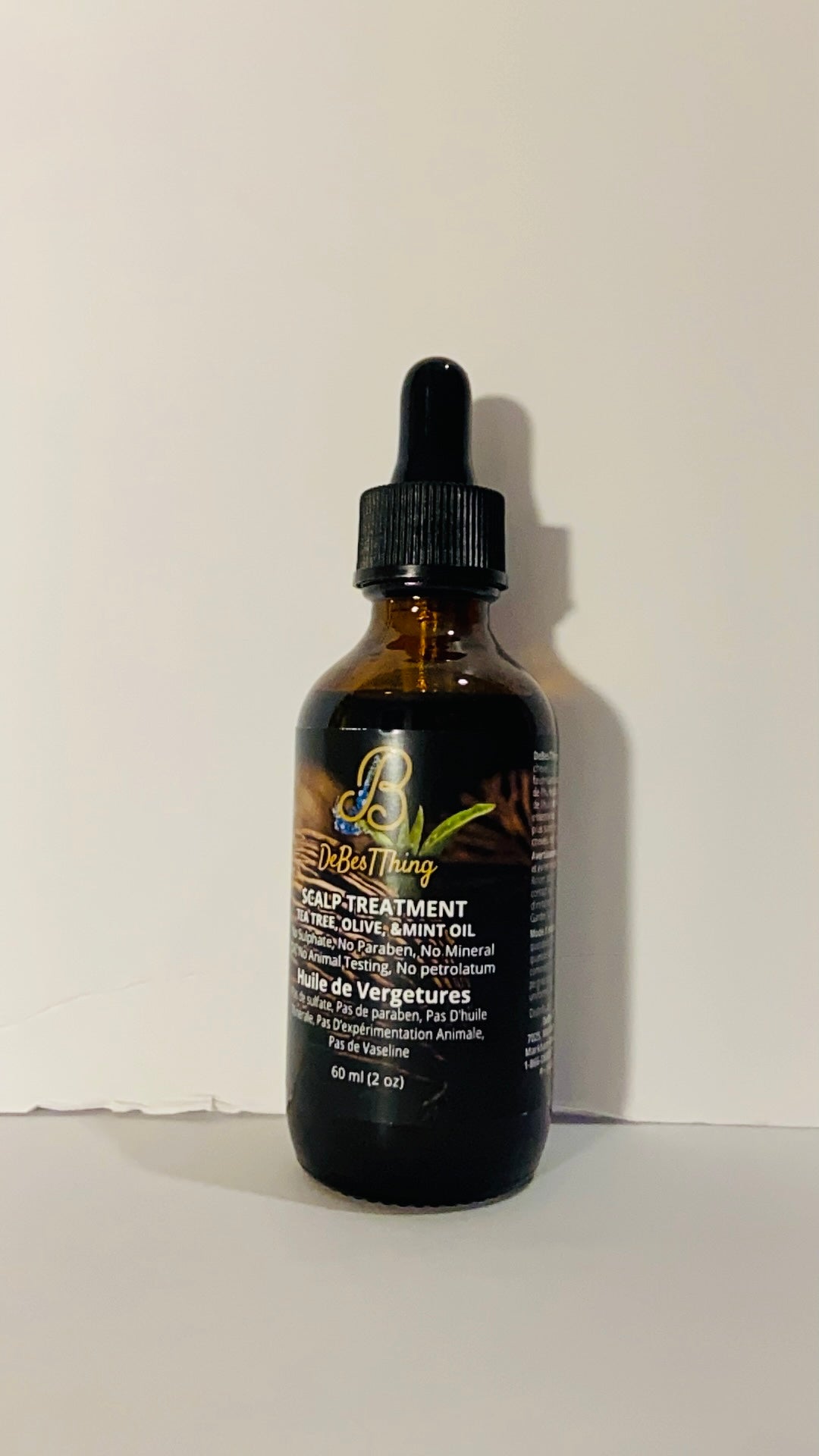 Scalp Treatment with Rosemary Oil and Argan Oil