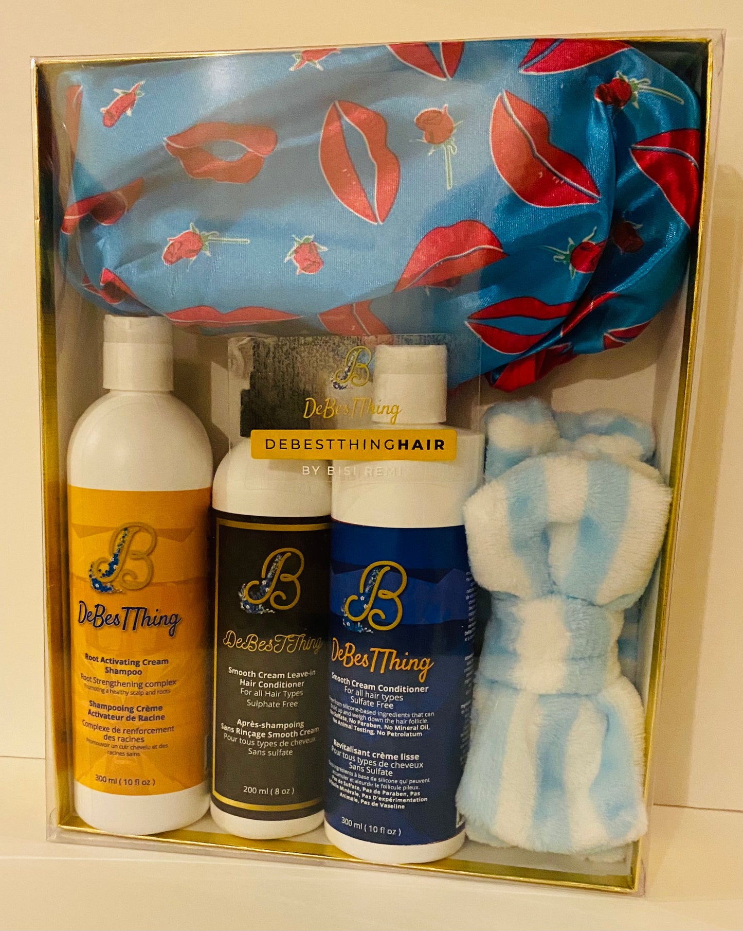 Shampoo and Conditioner with Leave in hair treatment Set Holiday Gift Set (SOLD OUT)