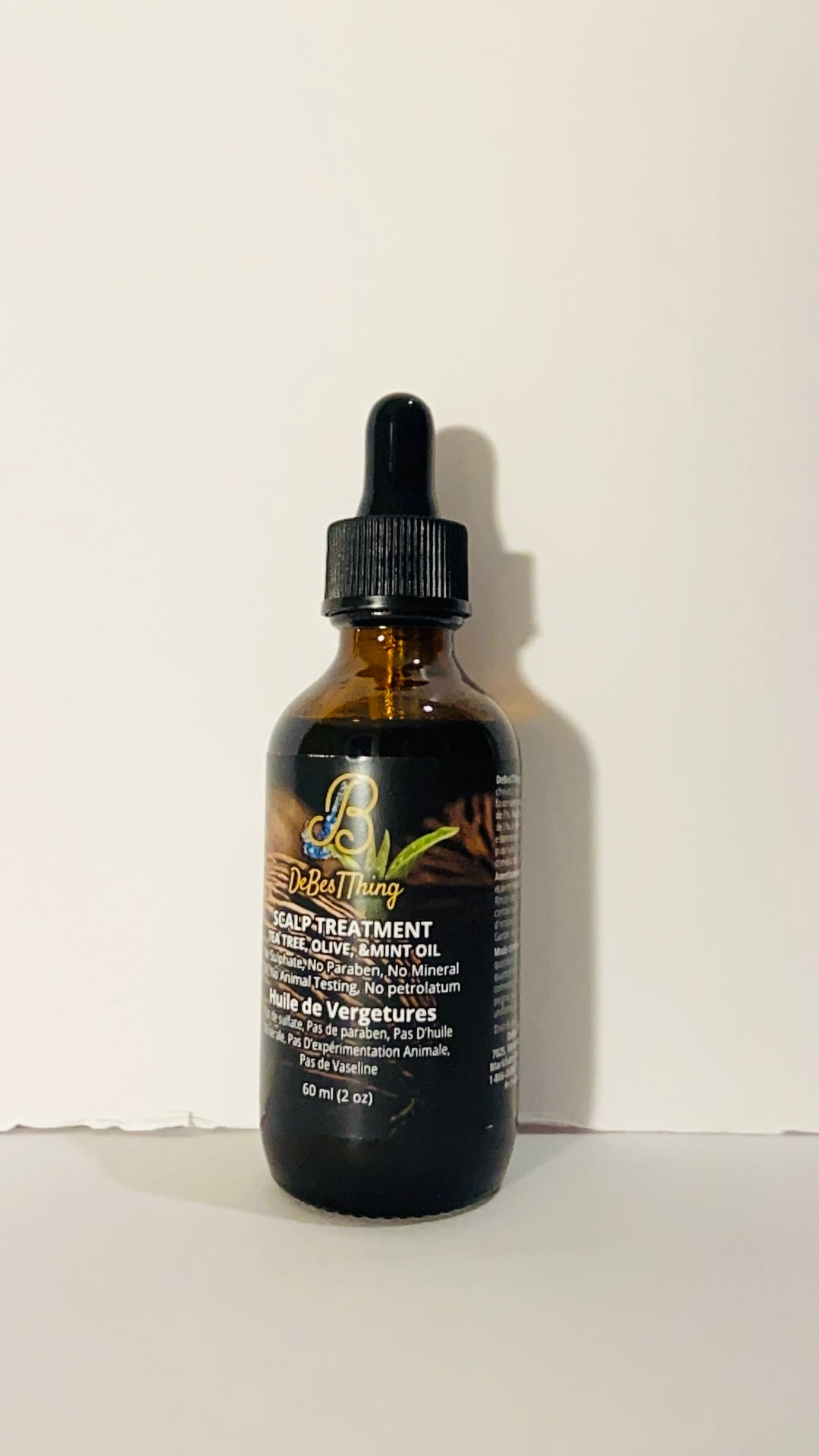 Scalp Treatment with Rosemary Oil and Argan Oil
