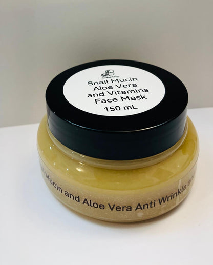 Snail Mucin & Aloe Vera Face Mask 150mL