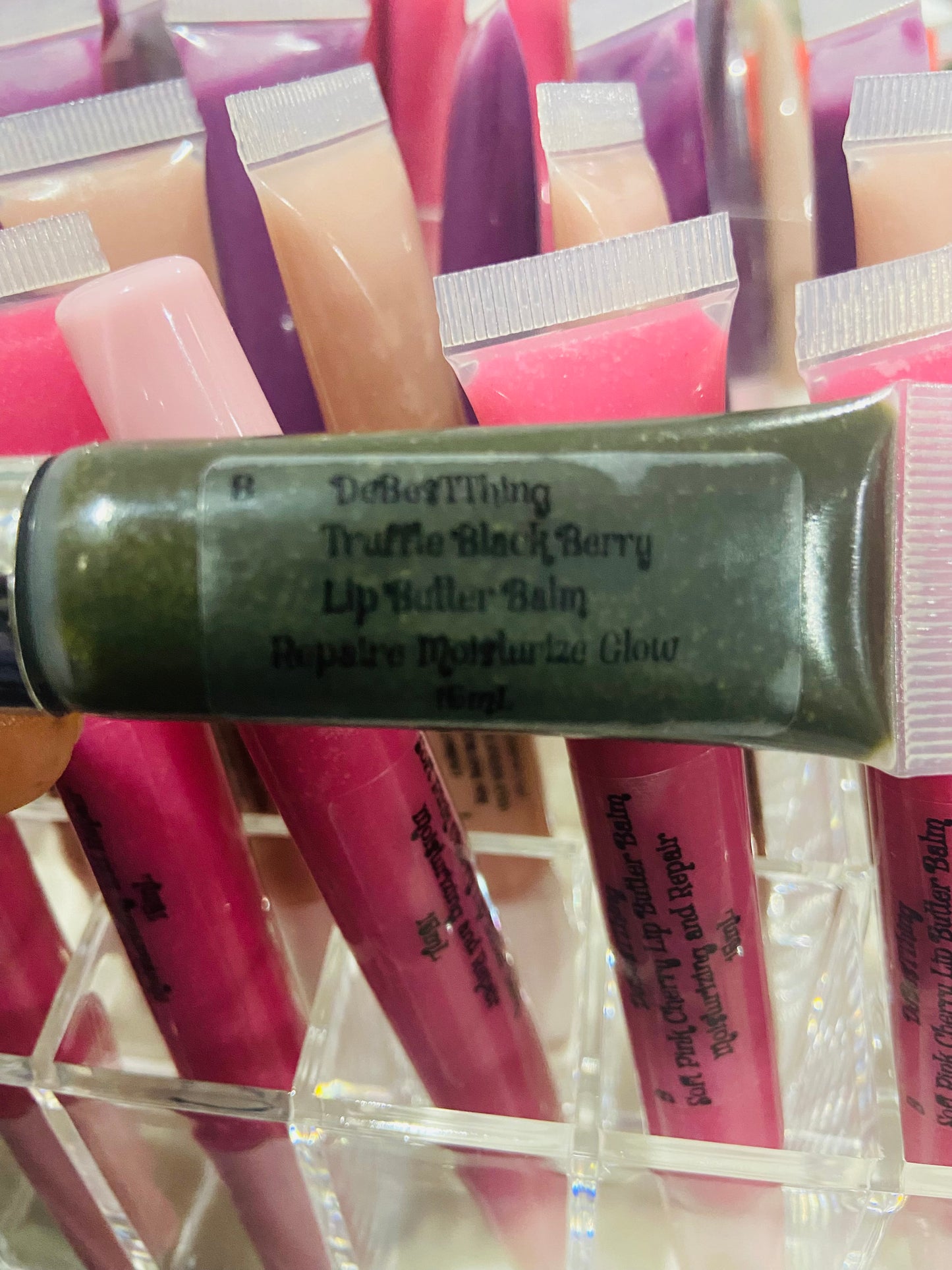 Truffle Blackberry Lip Butter Balm. Organic 15mL