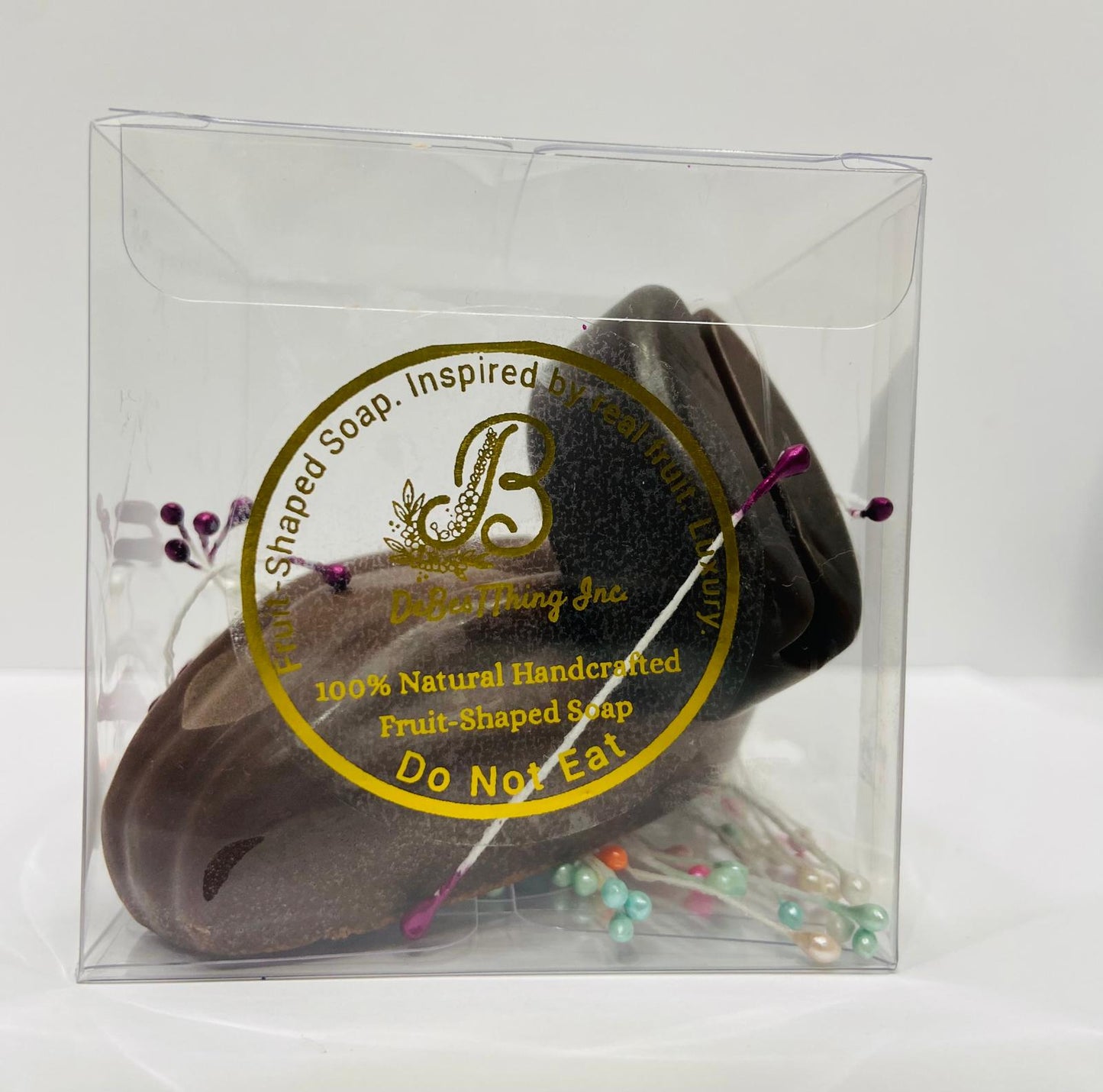 Cocoa Pod and Coffee Bean Shaped Soap Combo