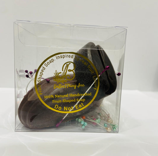 Cocoa Pod and Coffee Bean Shaped Soap Combo