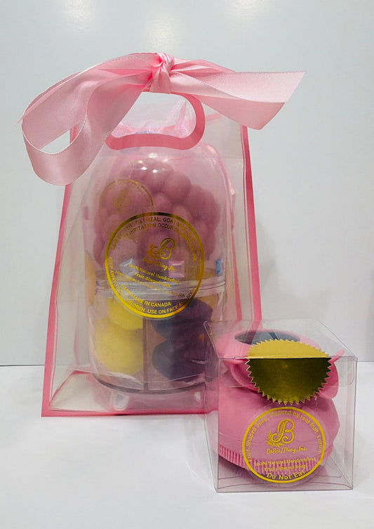 Large Raspberry Luxury Soap with Limited Edition Soap Scrubber (Mother's day sale)