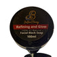 Refining And Glow Face and Body Soap with Rice Bran Extract, Flaxseed Gel and Coco Pods Ash