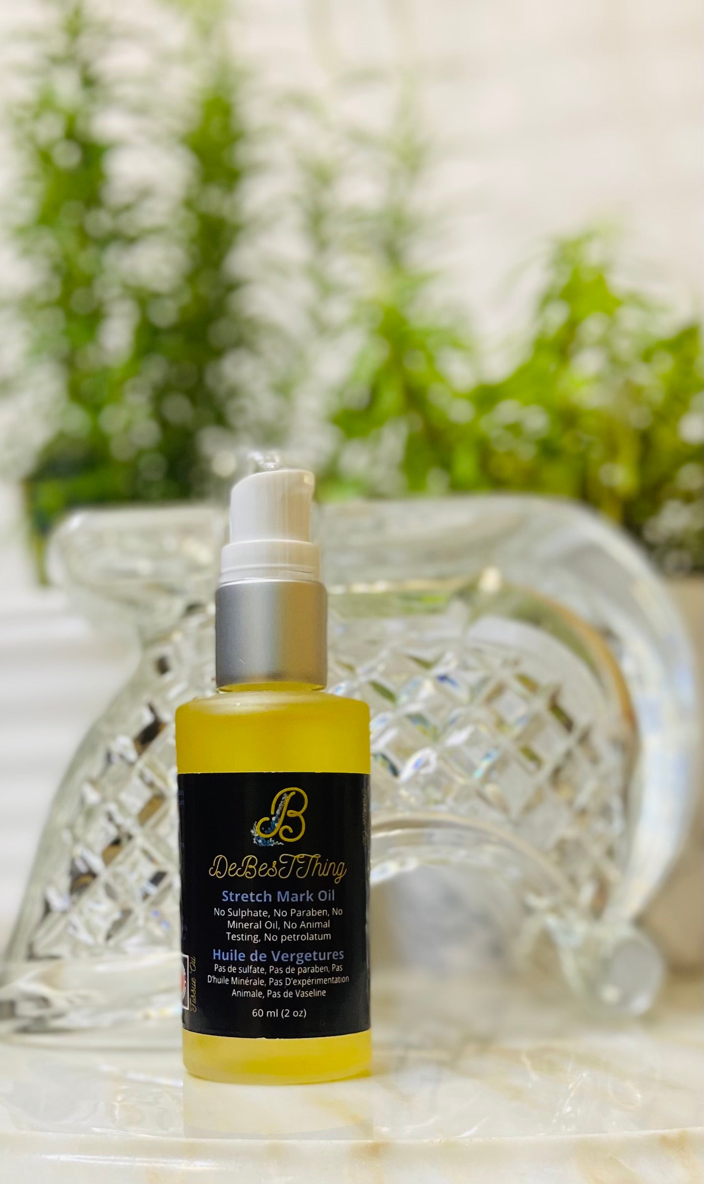 Stretch Mark oil 60mL (Evening Primerose Oil, Rosa rubiginosa Oil )