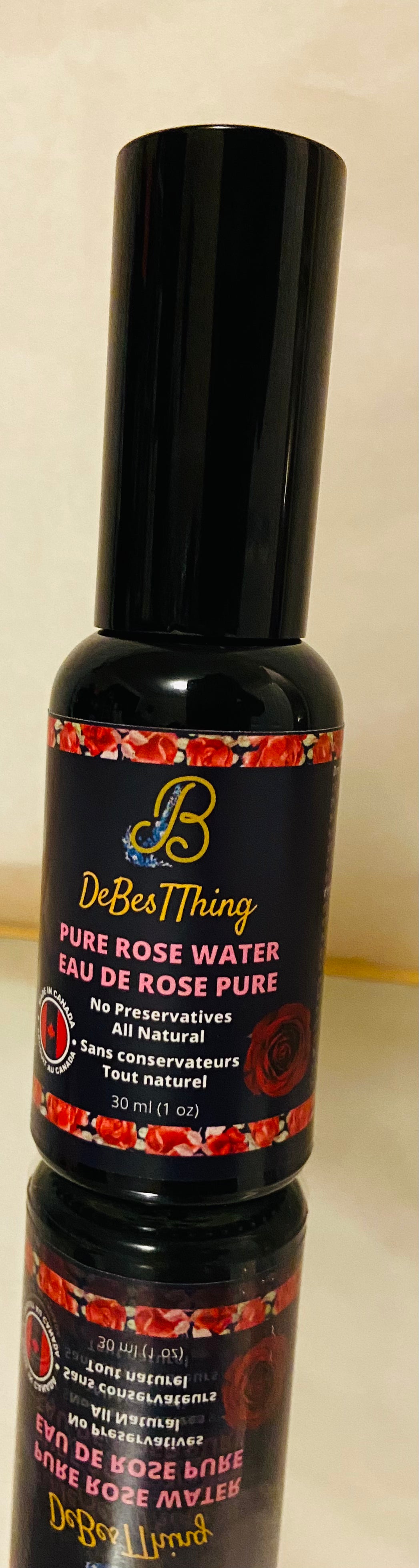 Rose Water Skin Balancing Pore Reducing Facial Tonic( Vitamin E, Algae Oil and Vitamin B Complex Oil)