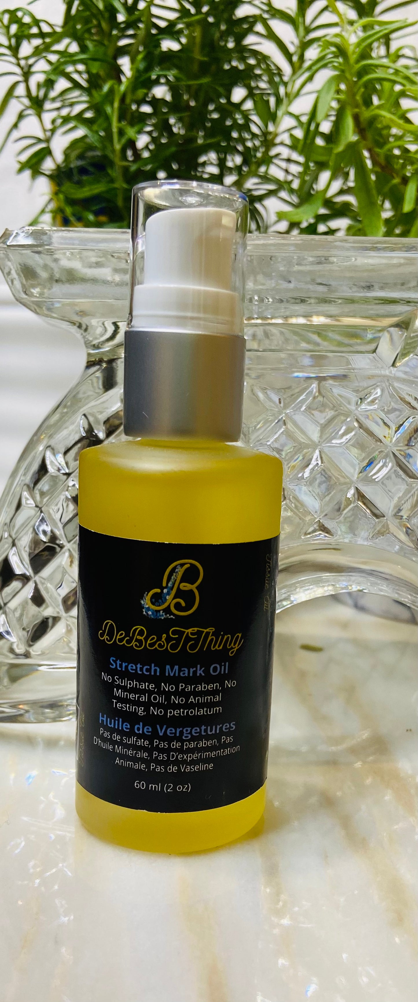 Stretch Mark oil 60mL (Evening Primerose Oil, Rosa rubiginosa Oil )