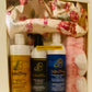 Shampoo and Conditioner with Leave in hair treatment Set Holiday Gift Set