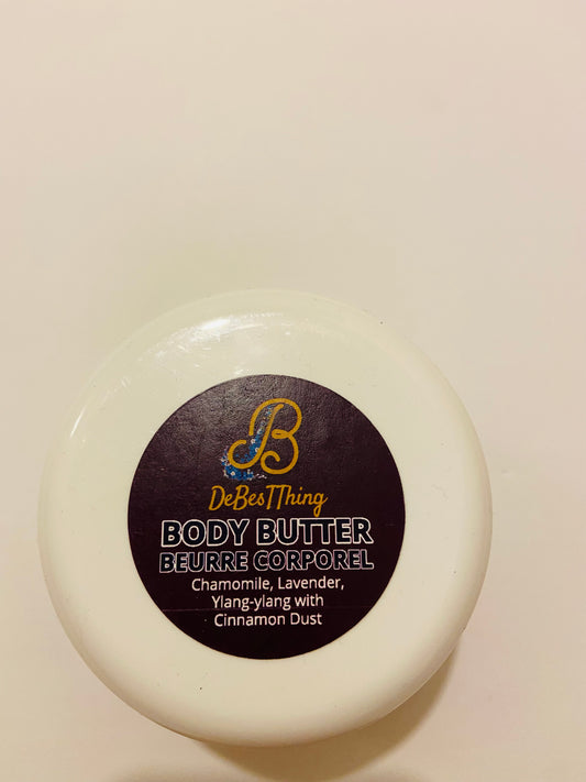 Body Butter Camomile,  Lavender,  Cinnamon Dust