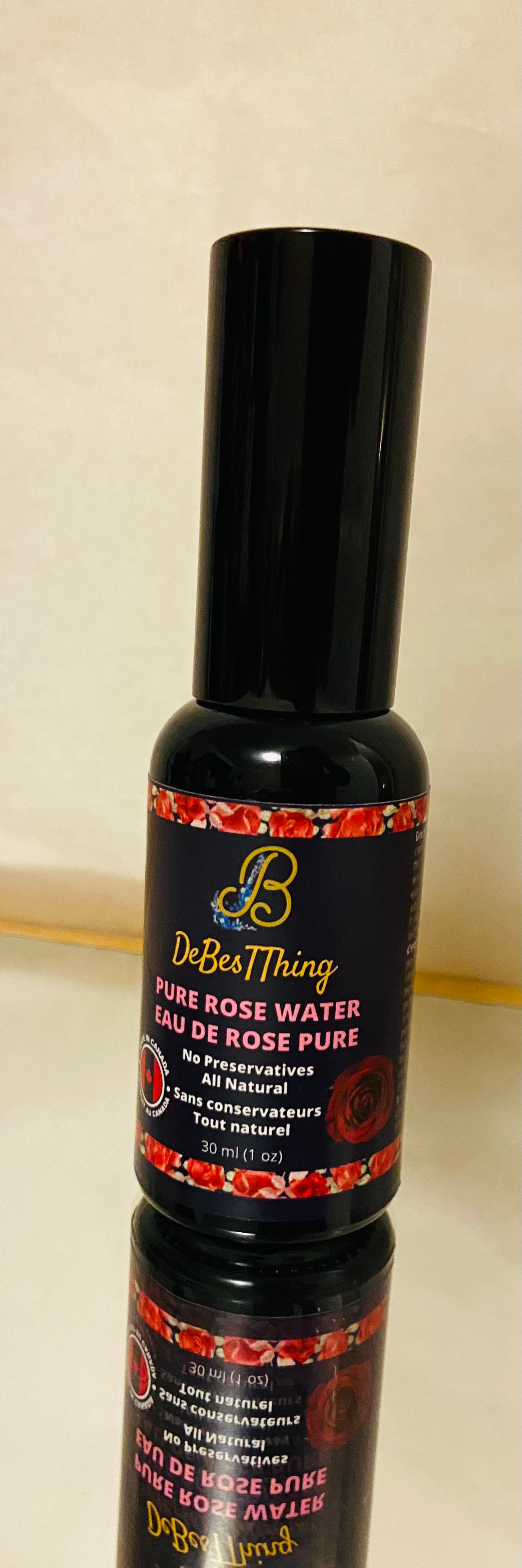 Rose Water Skin Balancing Pore Reducing Facial Tonic( Vitamin E, Algae Oil and Vitamin B Complex Oil)